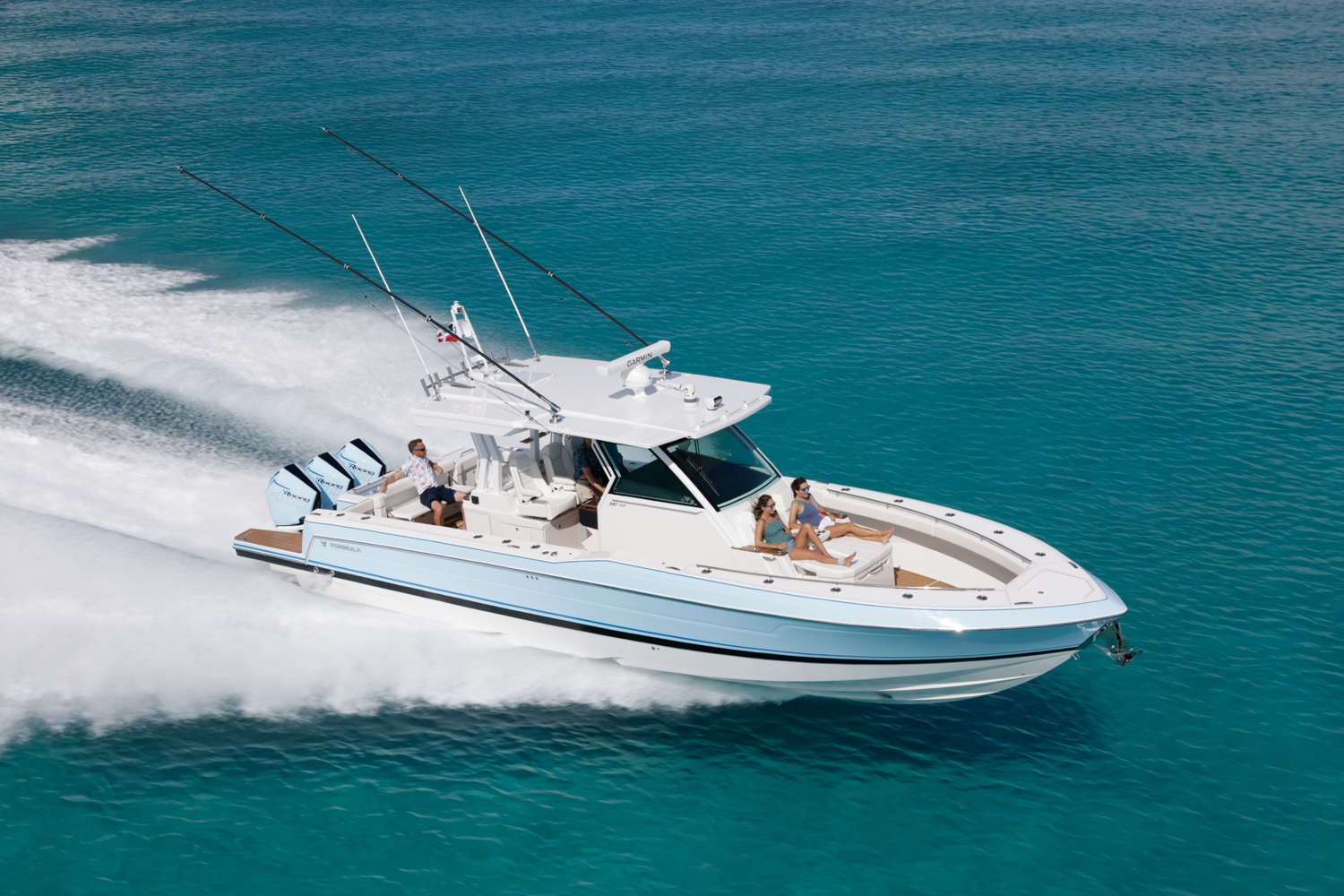 38 ft Luxury Fishing Boat - 387 Center Console Fish