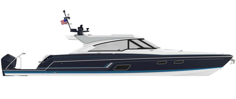 50 ft motor yachts